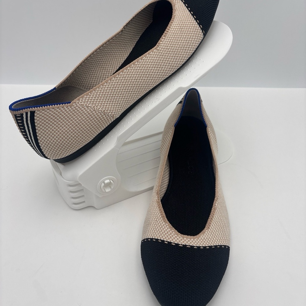 Rothy's‎ Navy and Cream Loafers